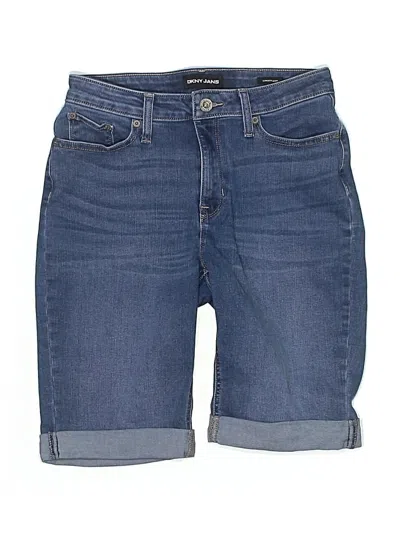 Pre-owned Dkny Jeans Denim Shorts In Blue