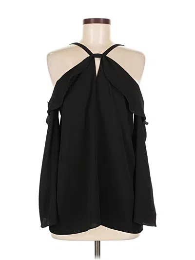 Pre-owned Cece Sleeveless Blouse In Black