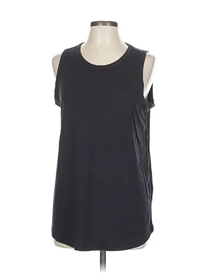 Pre-owned Athleta Sleeveless T-shirt In Black