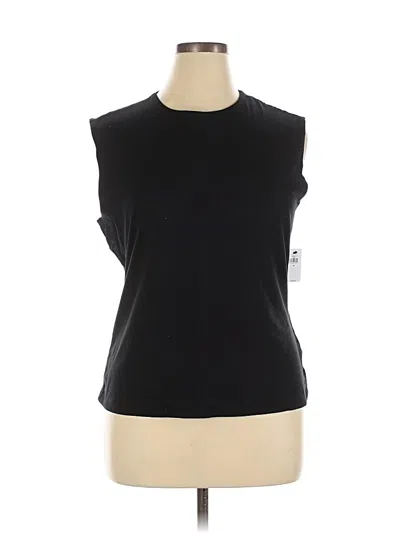 Pre-owned Banana Republic Factory Store Sleeveless T-shirt In Black