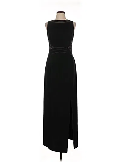 Pre-owned Betsy & Adam Cocktail Dress In Black