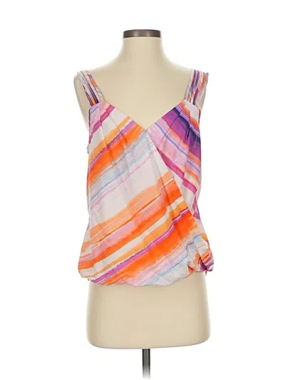 Pre-owned A New York Sleeveless Blouse In Orange