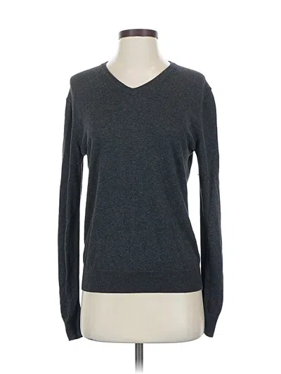 Pre-owned Uniqlo Long Sleeve T-shirt In Gray