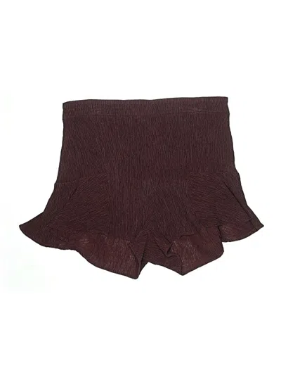 Pre-owned Umgee Shorts In Burgundy