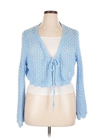 Opening Ceremony Cardigan Sweater In Blue