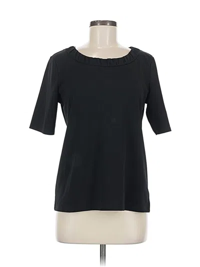 Pre-owned Talbots Short Sleeve T-shirt In Black
