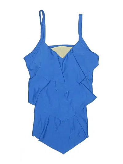 Pre-owned Ceeb Swimsuit Top Blue Swimwear
