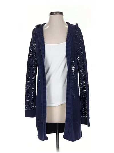 Pre-owned Gap Cardigan Sweater In Blue