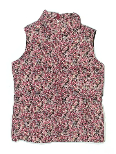 Pre-owned Lands' End Kids'  Vest In Pink
