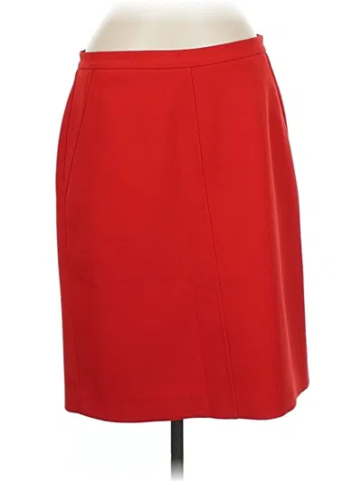 Pre-owned Anne Klein Formal Skirt In Red
