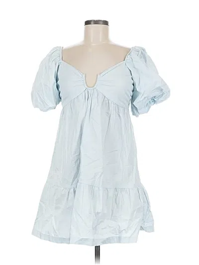 Pre-owned Sim & Sam Casual Dress In Blue