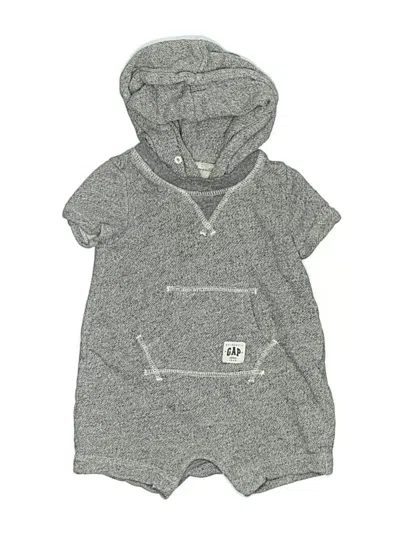 Pre-owned Baby Gap Babies' Short Sleeve Outfit In Gray