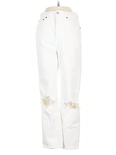 Pre-owned Abercrombie & Fitch Jeans In White