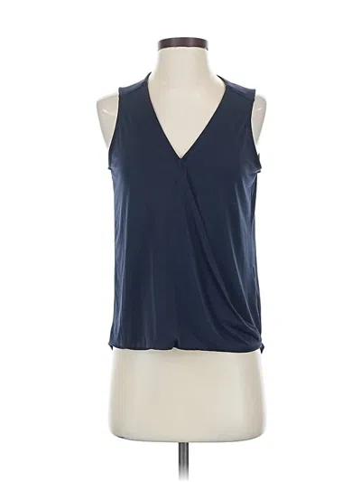 Pre-owned Banana Republic Factory Store Sleeveless Blouse In Blue