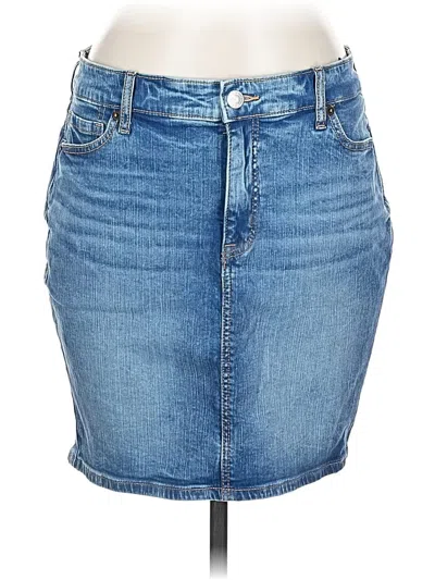 Pre-owned Torrid Denim Skirt In Blue
