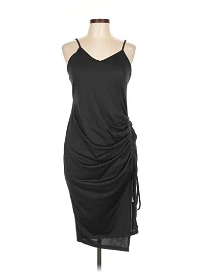 Pre-owned Shein Curve Casual Dress In Black