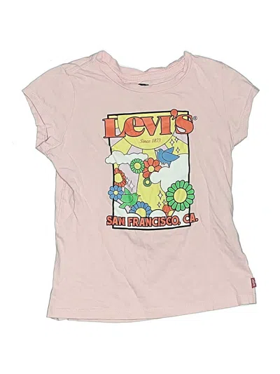 Pre-owned Levi's Kids'  Short Sleeve T-shirt In Pink