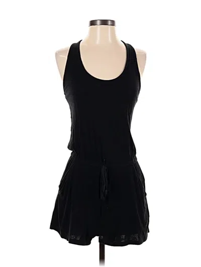 Pre-owned Aerie Romper In Black