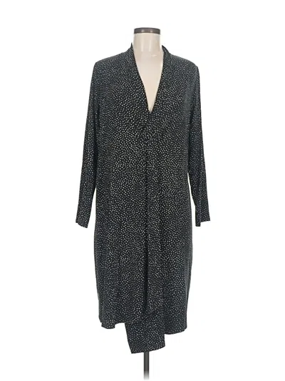 Pre-owned Jjill Casual Dress In Gray