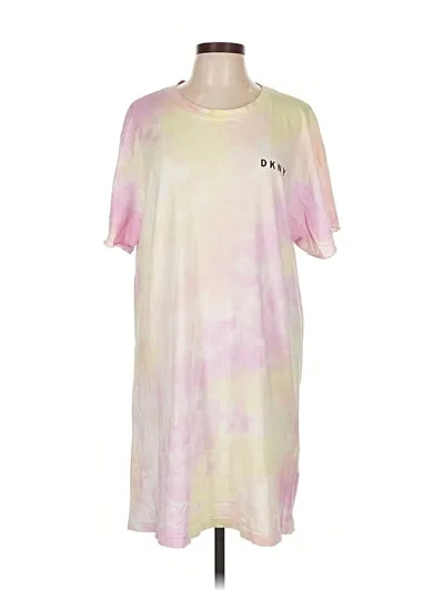 Pre-owned Dkny Sport Casual Dress In Pink