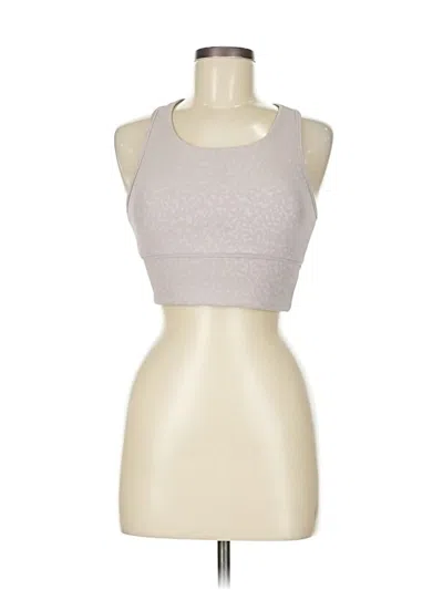 Pre-owned Move Theology Sports Bra In Silver