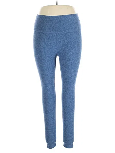 Pre-owned Beyond Yoga Active Pants In Blue