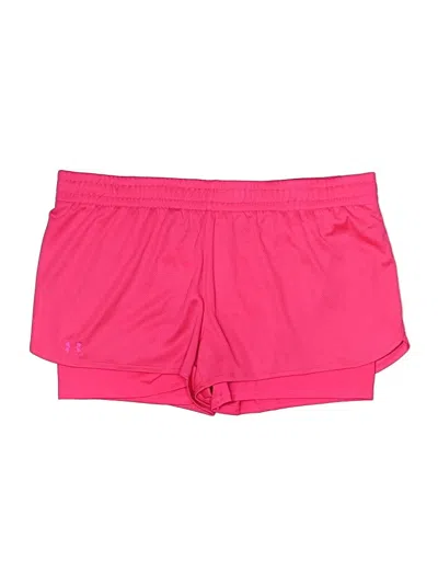 Pre-owned Under Armour Athletic Shorts In Pink