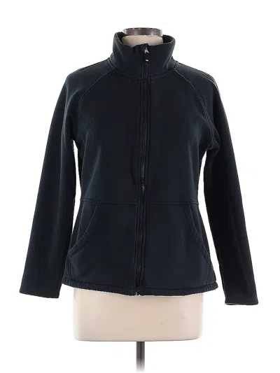 Pre-owned Skechers Track Jacket In Black