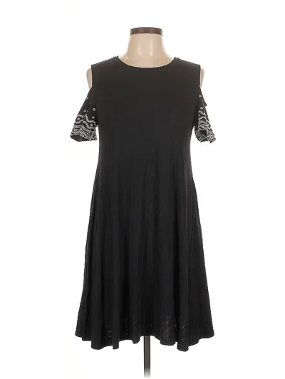 Pre-owned Style & Co Casual Dress In Black