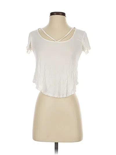 Pre-owned Charlotte Russe Sleeveless T-shirt In White