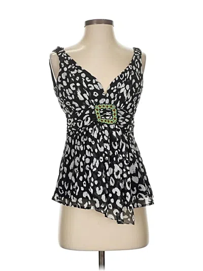 Pre-owned Nanette Lepore Sleeveless Blouse In Black