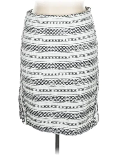 Pre-owned Ann Taylor Loft Outlet Casual Skirt In Gray