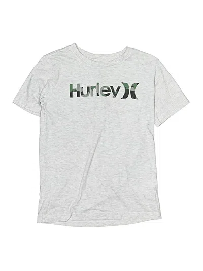 Pre-owned Hurley Kids'  Short Sleeve T-shirt In Gray