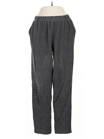 Pre-owned Lands' End Casual Pants In Gray