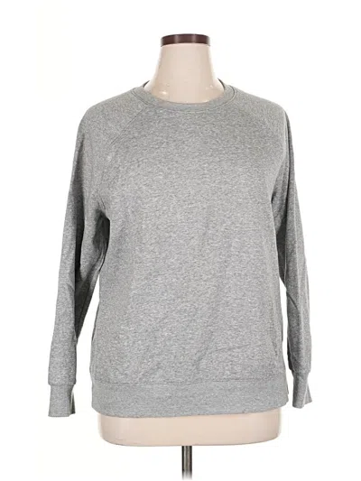 Pre-owned Athletic Works Sweatshirt In Gray