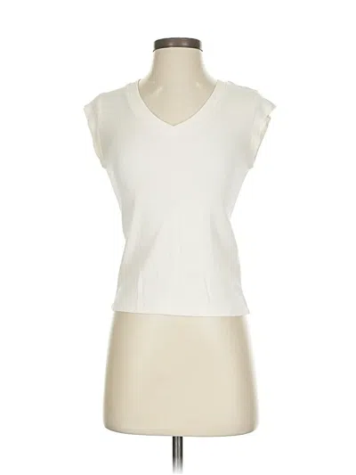 Pre-owned Lna Sleeveless T-shirt In White