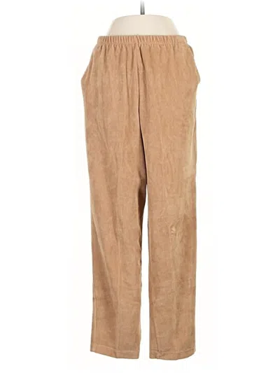 Pre-owned Lands' End Casual Pants In Brown
