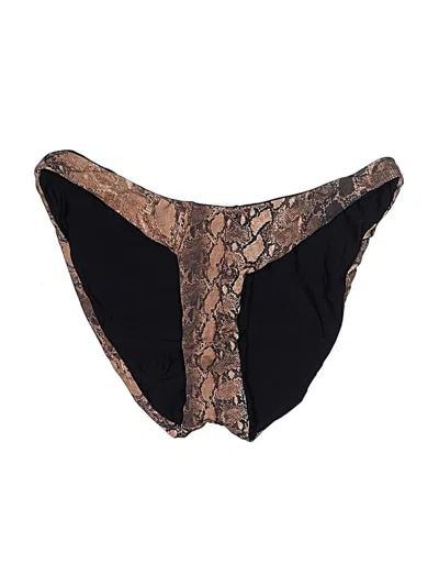 Pre-owned Pq Swimsuit Bottoms In Brown