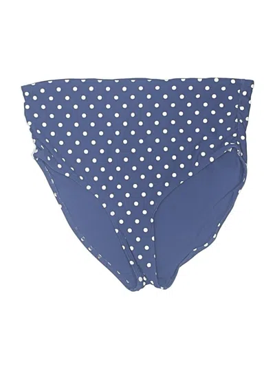 Pre-owned Liz Claiborne Swimsuit Bottoms In Blue