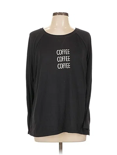 Pre-owned Sonoma Goods For Life Long Sleeve T-shirt In Black