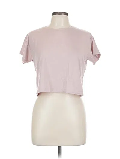 Pre-owned Lululemon Athletica Short Sleeve T-shirt In Pink