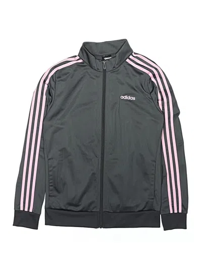 Pre-owned Adidas Originals Kids' Track Jacket In Gray