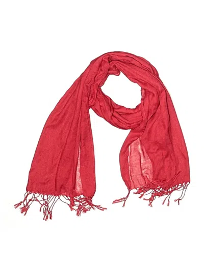 Pre-owned Unbranded Scarf In Red