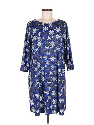 Pre-owned Celebrate Together Casual Dress In Blue