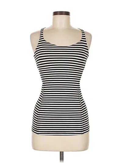 Pre-owned Lululemon Athletica Tank Top Black Halter Neckline Tops