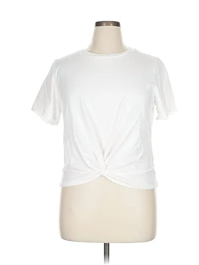Pre-owned Js Short Sleeve T-shirt In White