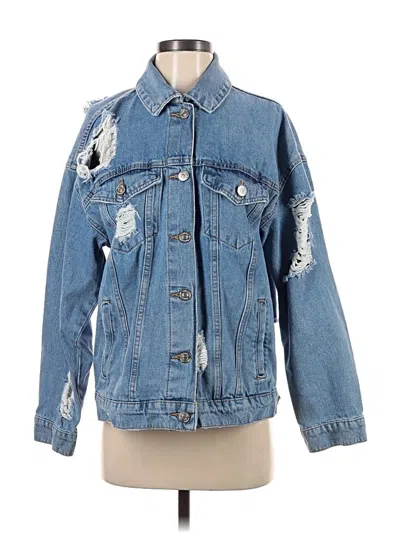 Pre-owned Forever 21 Denim Jacket In Blue