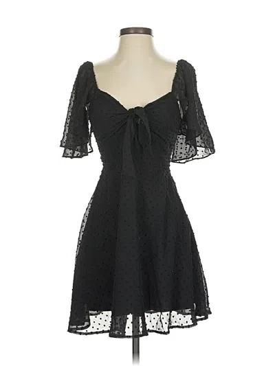 Pre-owned Lulus Cocktail Dress In Black