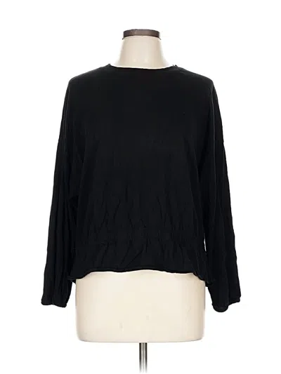 Pre-owned Banana Republic Factory Store 3/4 Sleeve T-shirt In Black