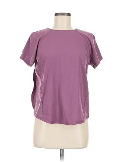 Pre-owned Lululemon Athletica Active T-shirt In Purple